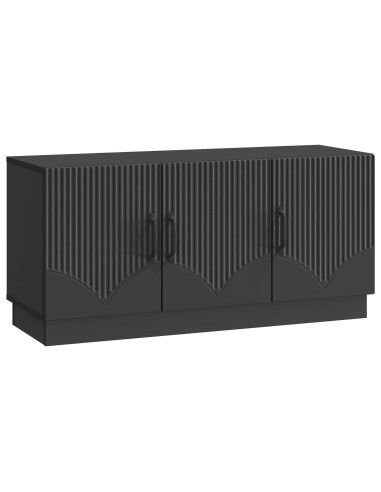 Mobile TV Nero 99 x 34,5 x 47 cm Legno ingegnerizzato