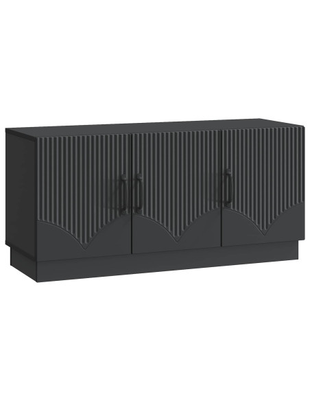 Mobile TV Nero 99 x 34,5 x 47 cm Legno ingegnerizzato