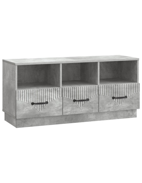 Mobile TV con cassetto Grigio Cemento 102 x 34,5 x 47 cm