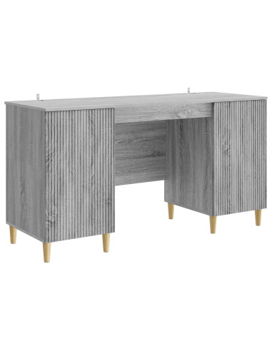 Scrivania Grigio Sonoma 142,5 x 50 x 75 cm Legno ingegnerizzato