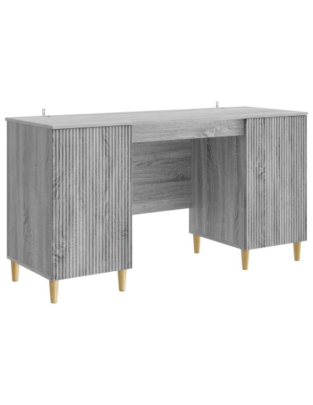 Scrivania Grigio Sonoma 142,5 x 50 x 75 cm Legno ingegnerizzato