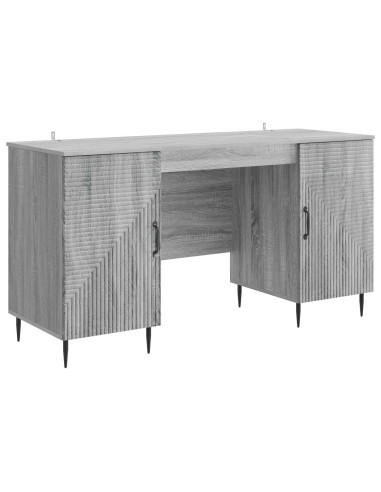 Scrivania Grigio Sonoma 142,5 x 50 x 75 cm Legno ingegnerizzato