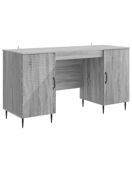 Scrivania Grigio Sonoma 142,5 x 50 x 75 cm Legno ingegnerizzato