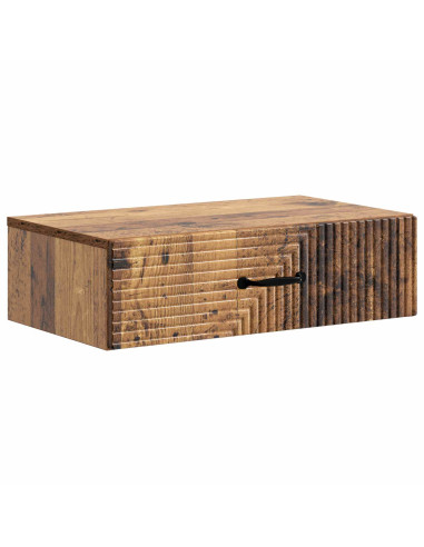 Tavolino da Parete Laterale Legno antico 59 x 34,5 x 17 cm