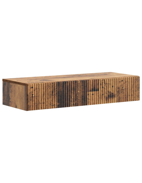 Tavolino da Parete Laterale Legno antico 87,5 x 34,5 x 17 cm