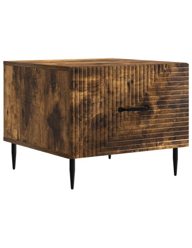 Tavolino da salotto con cassetto Rovere Fumo 49 x 50 x 40 cm