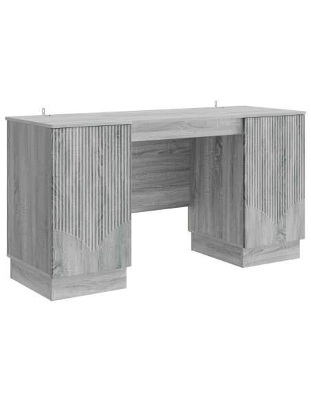 Scrivania Grigio Sonoma 142,5 x 50 x 75 cm Legno ingegnerizzato