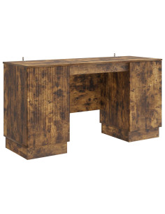 Scrivania Rovere Fumo 142,5 x 50 x 75 cm Legno ingegnerizzato