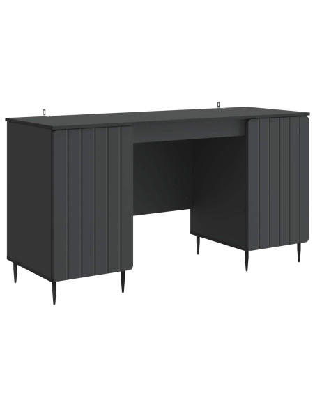Scrivania Nero 142,5 x 50 x 75 cm Legno ingegnerizzato