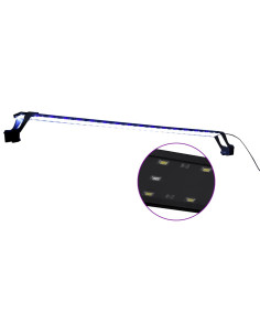 Luce a LED per Acquario con Morsetti 115-130 cm Blu e Bianco