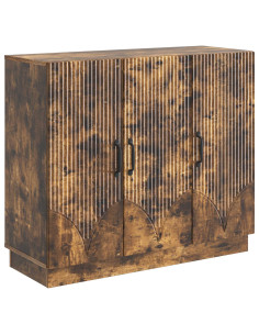 Credenza Rovere Fumo 89 x 34,5 x 77 cm Legno ingegnerizzato