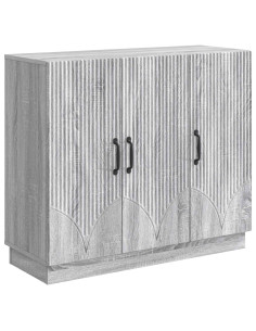Credenza Grigio Sonoma 89 x 34,5 x 77 cm Legno ingegnerizzato