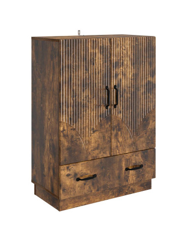 Credenza Rovere Fumo 66 x 34,5 x 92 cm Legno ingegnerizzato