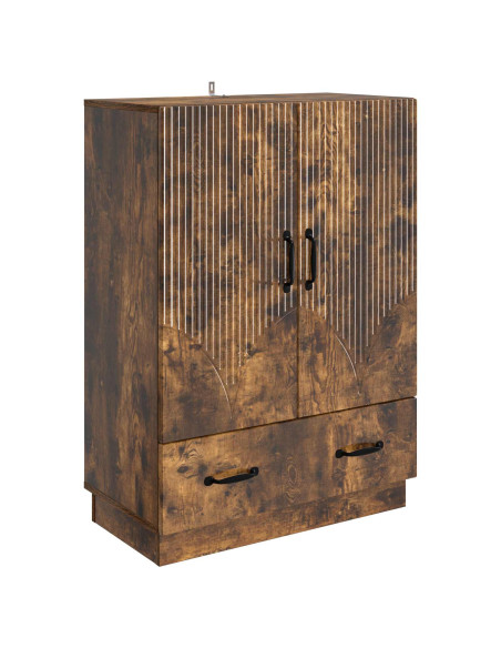 Credenza Rovere Fumo 66 x 34,5 x 92 cm Legno ingegnerizzato