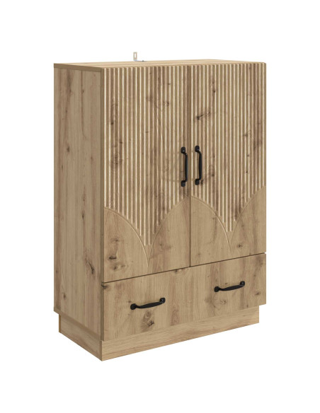 Credenza con cassetto Rovere Artigianale 66 x 34,5 x 92 cm