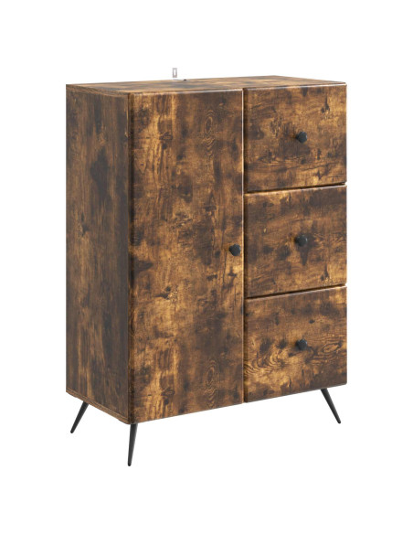 Credenza Rovere Fumo 66 x 34,5 x 90 cm Legno ingegnerizzato