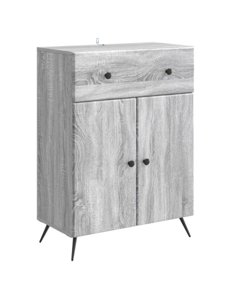 Credenza Grigio Sonoma 66 x 34,5 x 90 cm Legno ingegnerizzato