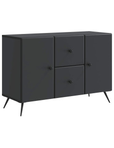 Credenza Nero 89 x 34,5 x 60 cm Legno ingegnerizzato