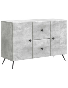 Credenza Grigio Cemento 89 x 34,5 x 60 cm Legno ingegnerizzato