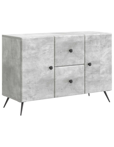 Credenza Grigio Cemento 89 x 34,5 x 60 cm Legno ingegnerizzato
