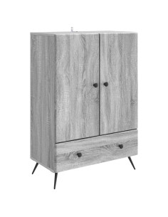 Credenza Grigio Sonoma 66 x 34,5 x 95 cm Legno ingegnerizzato