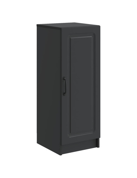 Credenza Nero 33 x 34,5 x 87 cm Legno ingegnerizzato