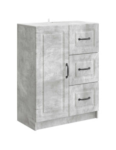 Credenza Grigio Cemento 66 x 34,5 x 87 cm Legno ingegnerizzato