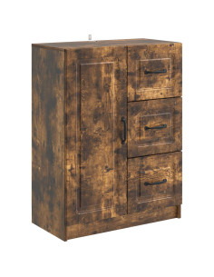 Credenza Rovere Fumo 66 x 34,5 x 87 cm Legno ingegnerizzato