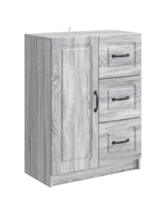 Credenza Grigio Sonoma 66 x 34,5 x 87 cm Legno ingegnerizzato