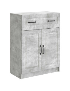Credenza Grigio Cemento 66 x 34,5 x 87 cm Legno ingegnerizzato