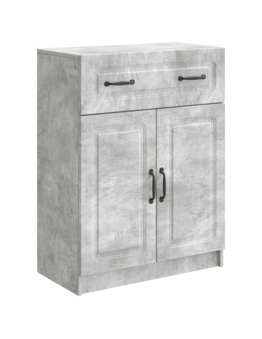 Credenza Grigio Cemento 66 x 34,5 x 87 cm Legno ingegnerizzato