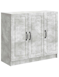 Credenza Grigio Cemento 89 x 34,5 x 77 cm Legno ingegnerizzato