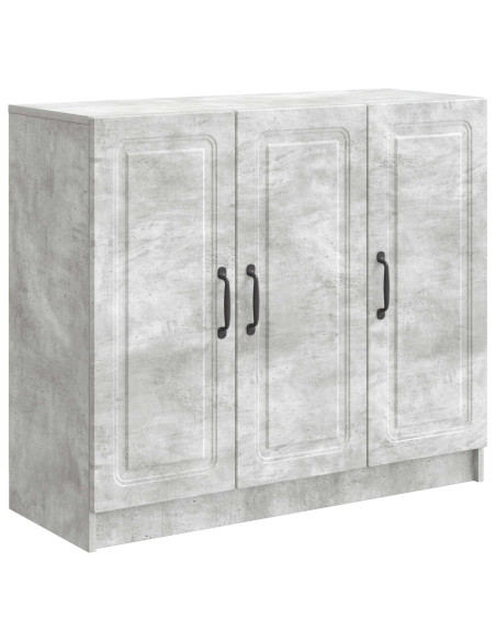 Credenza Grigio Cemento 89 x 34,5 x 77 cm Legno ingegnerizzato