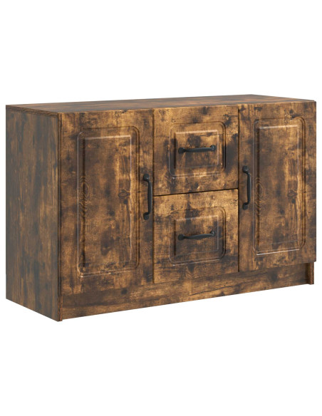 Credenza Rovere Fumo 89 x 34,5 x 57 cm Legno ingegnerizzato