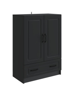 Credenza Nero 66 x 34,5 x 92 cm Legno ingegnerizzato