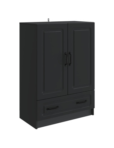 Credenza Nero 66 x 34,5 x 92 cm Legno ingegnerizzato