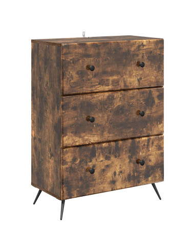 Mobile con Cassetti Rovere Fumo 66 x 34,5 x 90 cm