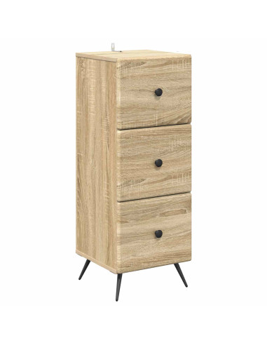 Mobile con Cassetti Rovere Sonoma 33 x 34,5 x 90 cm