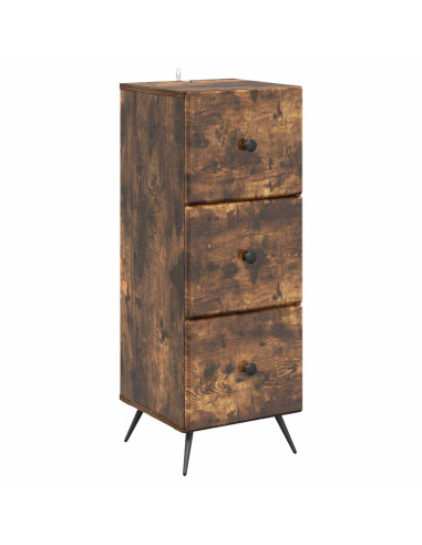 Mobile con Cassetti Rovere Fumo 33 x 34,5 x 90 cm