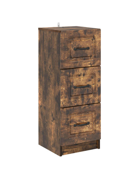 Mobile con Cassetti Rovere Fumo 33 x 34,5 x 87 cm