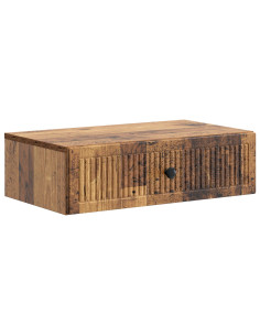 Tavolino da Parete Laterale Legno antico 59 x 34,5 x 17 cm