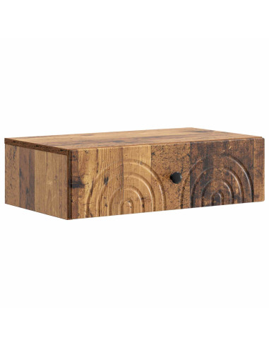 Tavolino da Parete Laterale Legno antico 59 x 34,5 x 17 cm