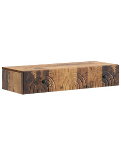 Tavolino da Parete Laterale Legno antico 87,5 x 34,5 x 17 cm