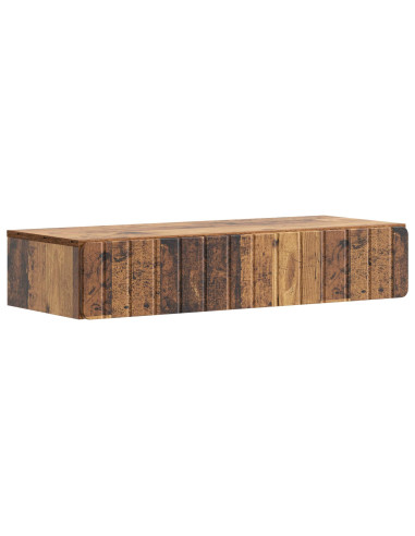 Tavolino da Parete Laterale Legno antico 87,5 x 34,5 x 17 cm