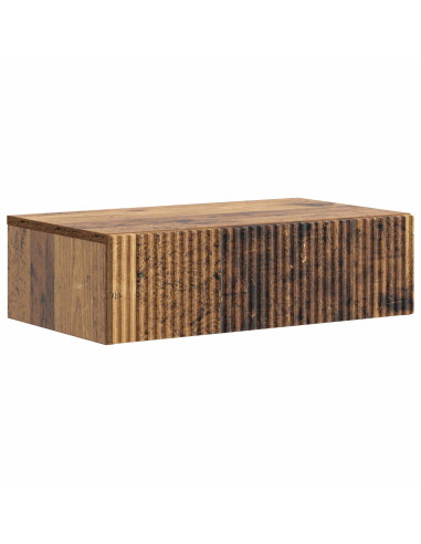 Tavolino da Parete Laterale Legno antico 59 x 34,5 x 17 cm