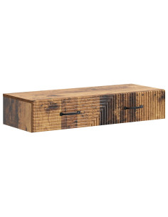 Tavolino da Parete Laterale Legno antico 87,5 x 34,5 x 17 cm