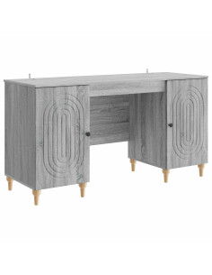 Scrivania Grigio Sonoma 142,5 x 50 x 75 cm Legno ingegnerizzato