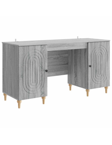 Scrivania Grigio Sonoma 142,5 x 50 x 75 cm Legno ingegnerizzato