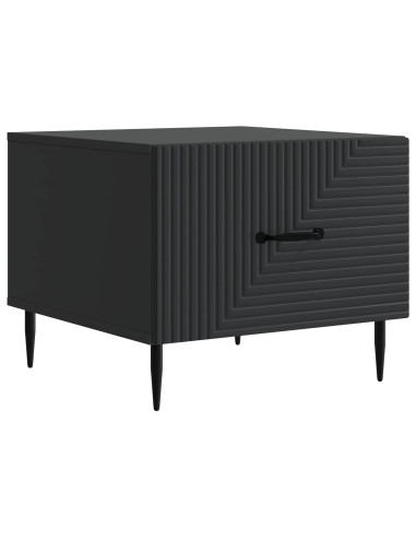 Tavolino da salotto Nero 49 x 50 x 40 cm Legno ingegnerizzato
