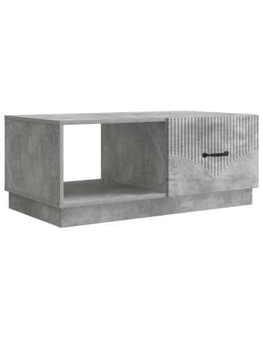 Tavolino da salotto Grigio Cemento 90 x 50 x 37 cm